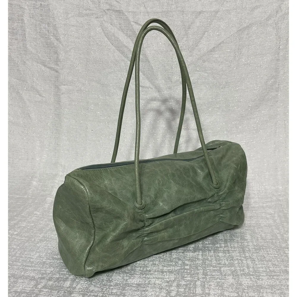 HOBO International - Olive Green Leather Shoulder Bag - Picture 4 of 6